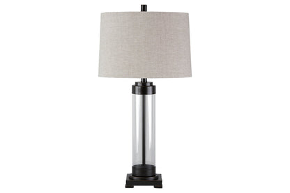 Talar Clear/Bronze Finish Table Lamp - L430164 - Bien Home Furniture &amp; Electronics