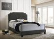 Tamarac Upholstered Nailhead Queen Bed Gray - 310063Q - Bien Home Furniture & Electronics