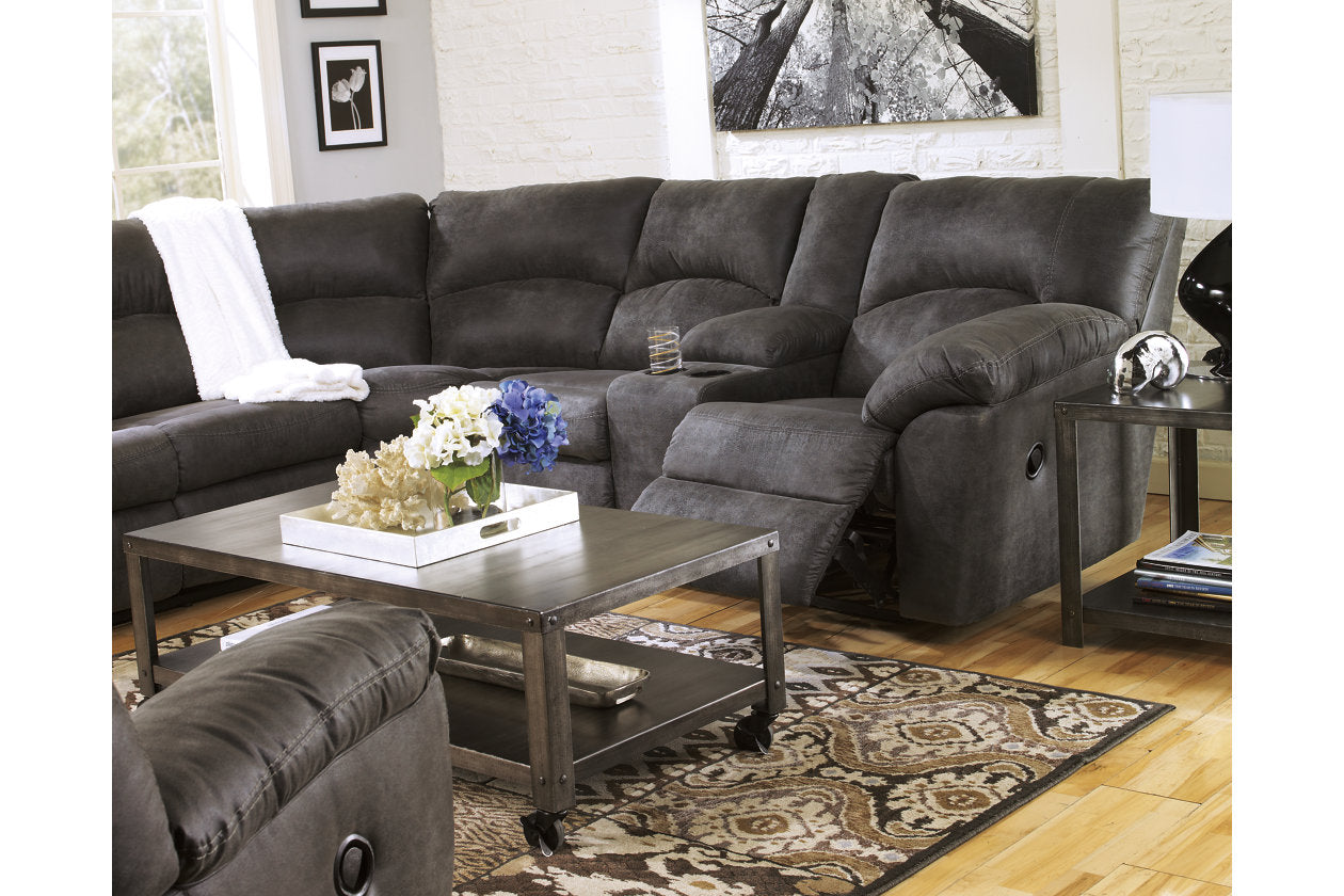 Tambo Pewter 2-Piece Reclining Sectional - SET | 2780148 | 2780149 - Bien Home Furniture &amp; Electronics