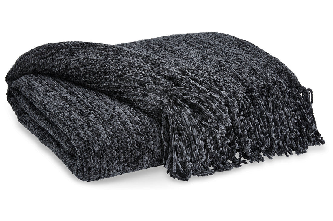 Tamish Black Throw - A1001027T - Bien Home Furniture &amp; Electronics