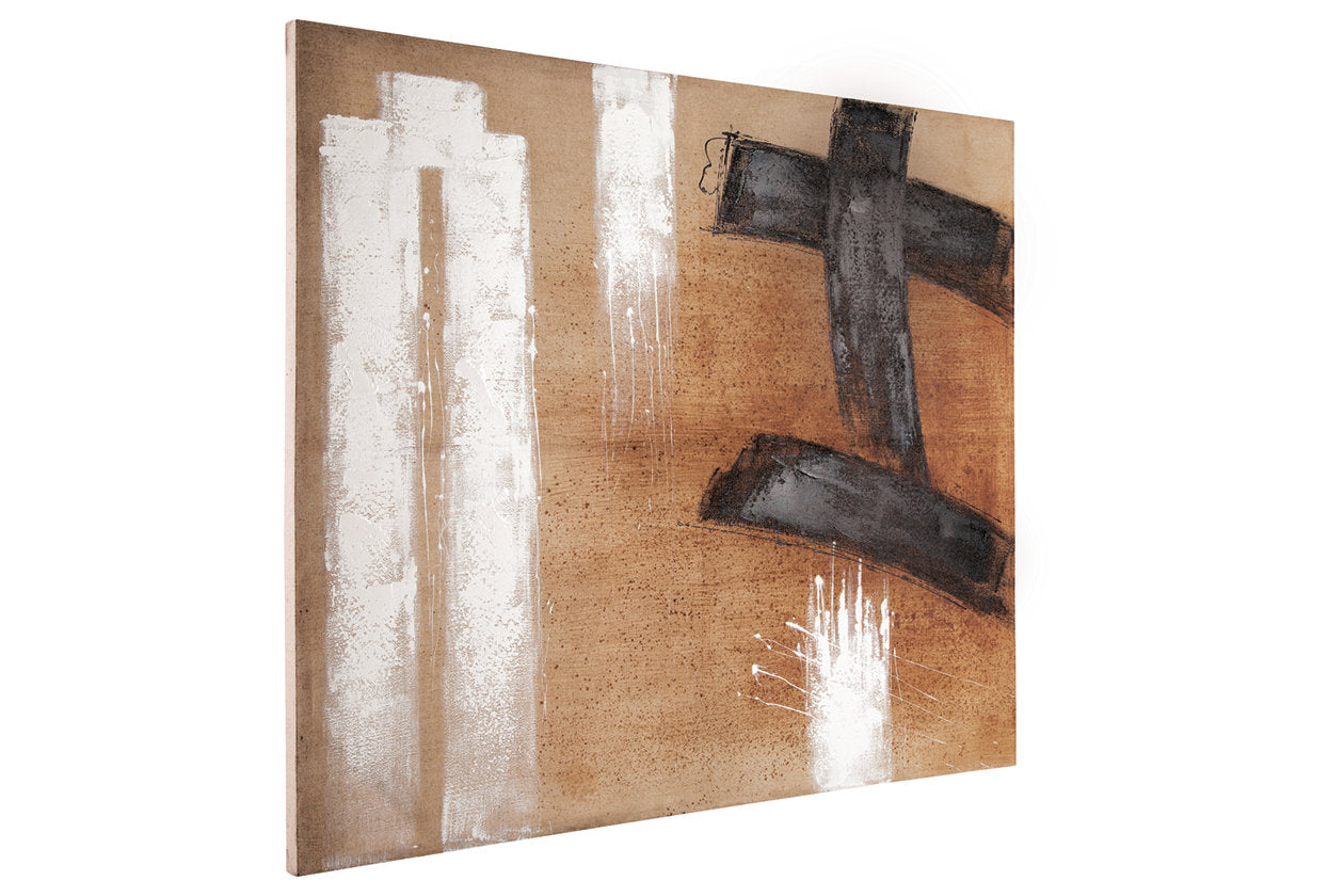 Tamland Linen/White/Black Wall Art - A8000325 - Bien Home Furniture &amp; Electronics