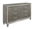 Tamsin Silver/Gray Metallic Dresser - 1616-5 - Bien Home Furniture & Electronics