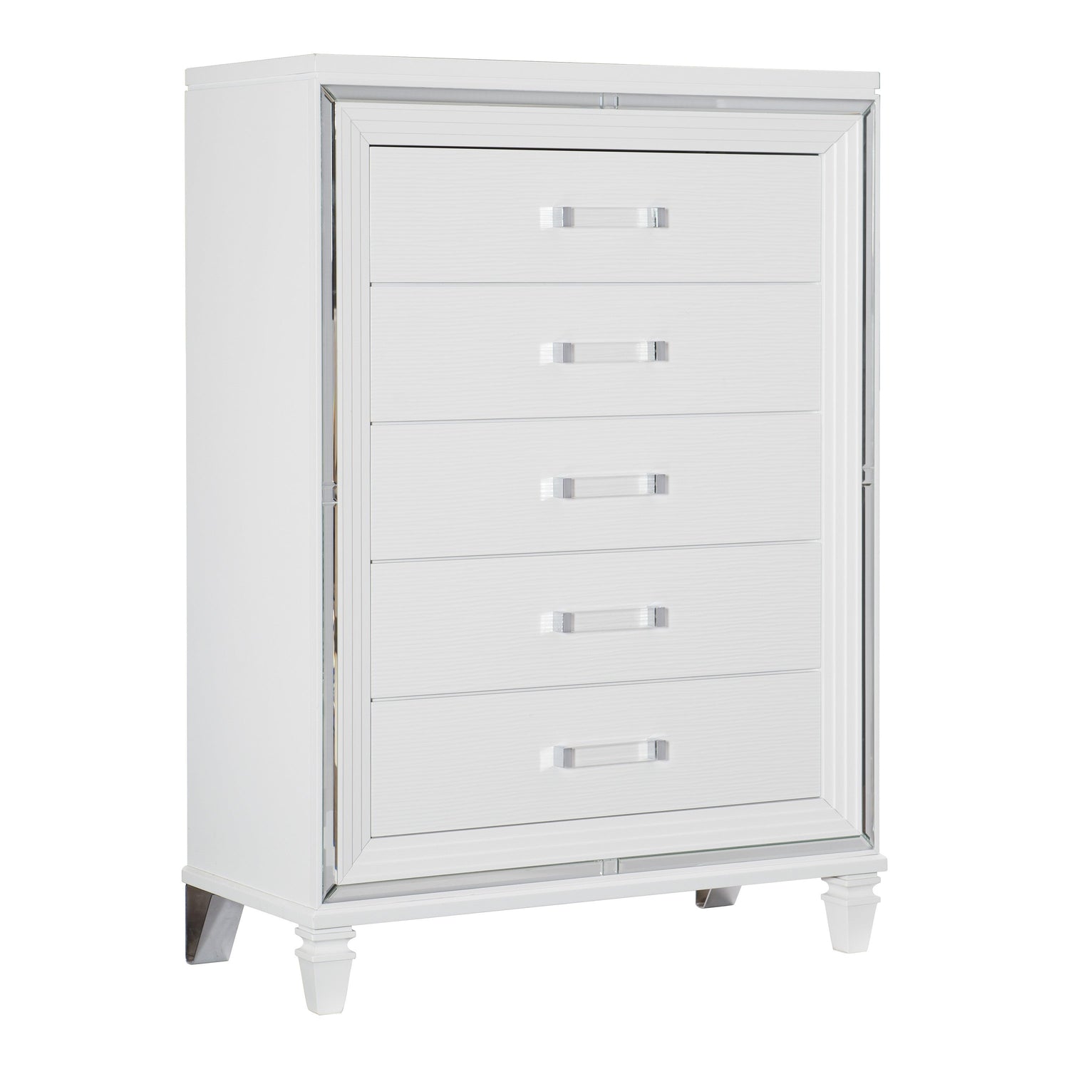 Tamsin White Chest - 1616W-9 - Bien Home Furniture &amp; Electronics