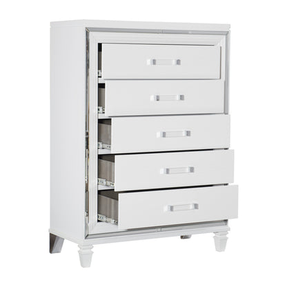 Tamsin White Chest - 1616W-9 - Bien Home Furniture &amp; Electronics