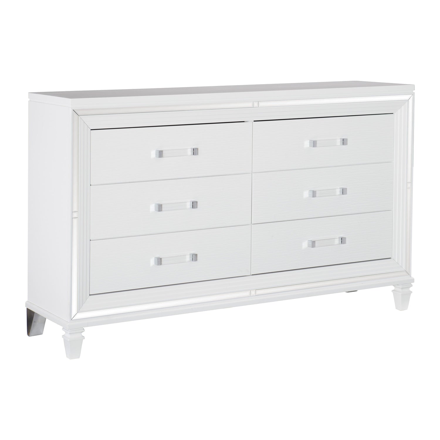 Tamsin White Dresser - 1616W-5 - Bien Home Furniture &amp; Electronics