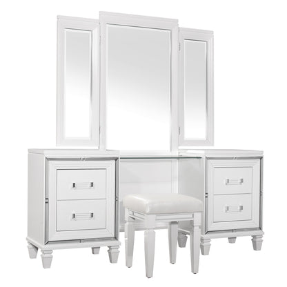 Tamsin White Vanity Set - SET | 1616W-15L | 1616W-15R | 1616W-15M - Bien Home Furniture &amp; Electronics