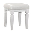 Tamsin White Vanity Stool - 1616W-14 - Bien Home Furniture & Electronics