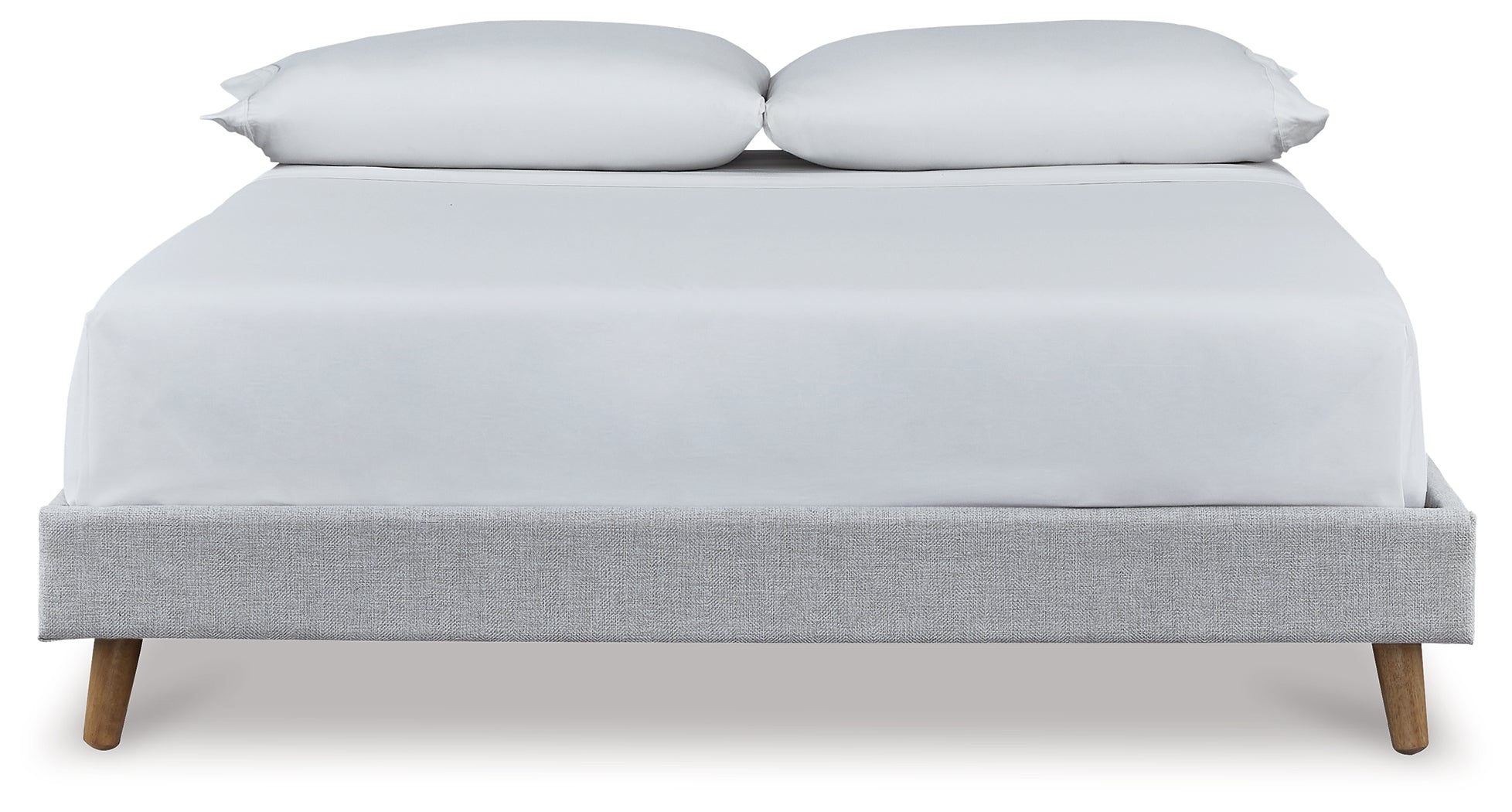 Tannally Beige Full Upholstered Platform Bed - B095-772 - Bien Home Furniture &amp; Electronics