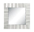 Tanwen Silver Square Wall Mirror with Layered Panel - 901806 - Bien Home Furniture & Electronics