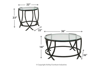 Tarrin Black Table, Set of 3 - T115-13 - Bien Home Furniture &amp; Electronics