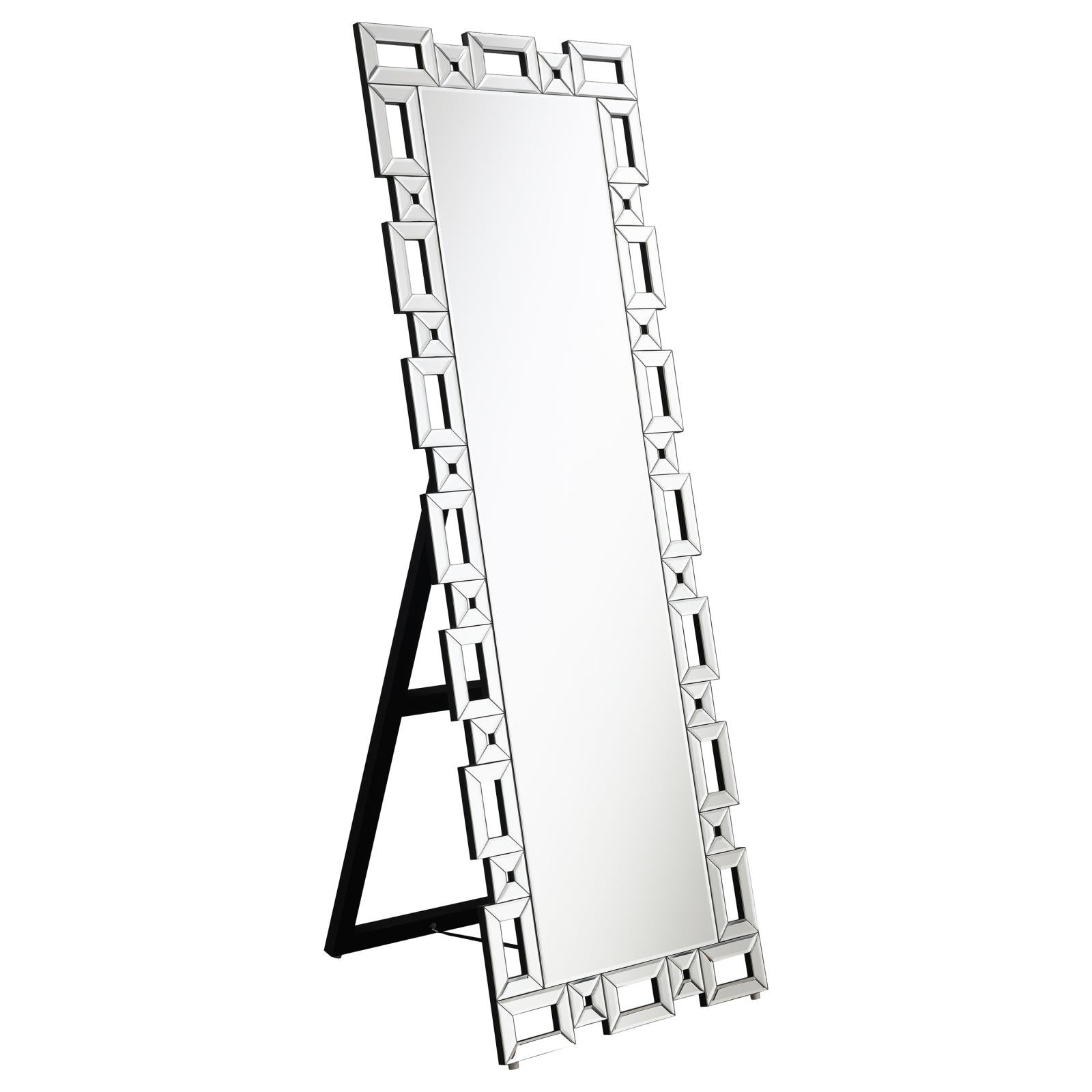 Tavin Geometric Frame Cheval Mirror - 961634 - Bien Home Furniture &amp; Electronics