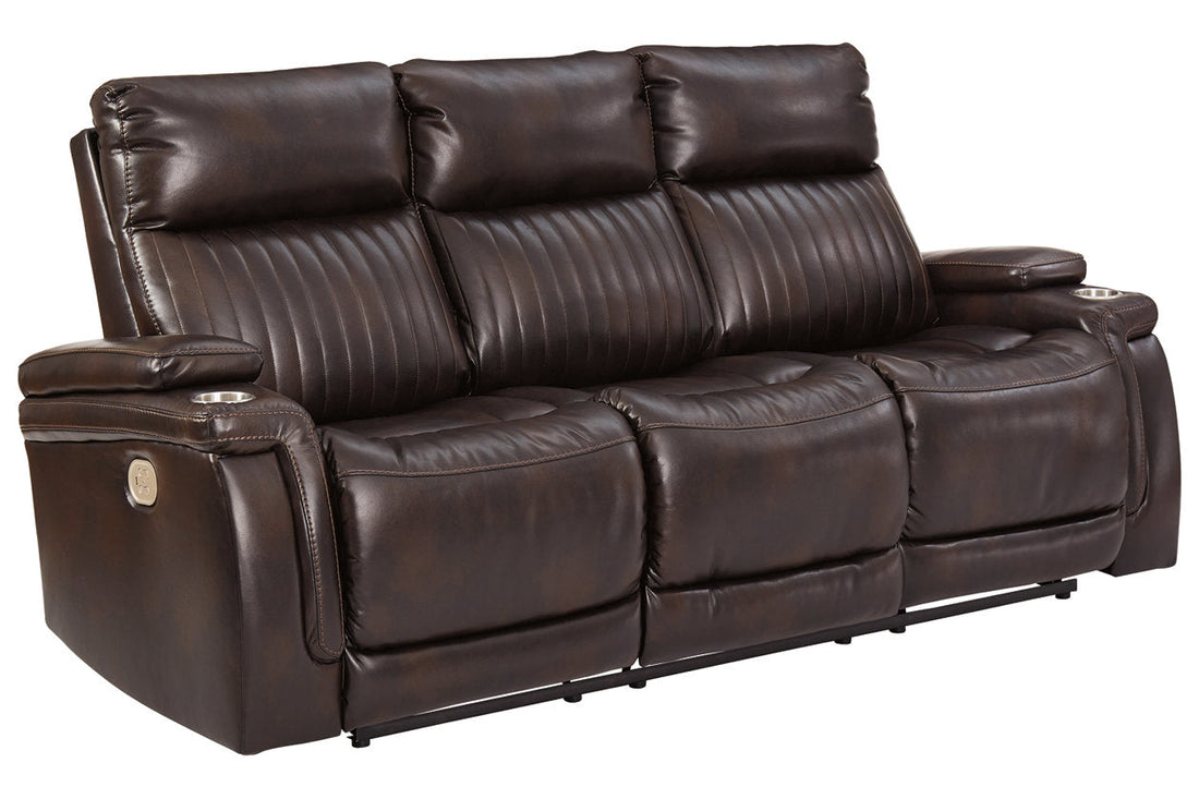 Team Time Chocolate Power Reclining Sofa - 7830415 - Bien Home Furniture &amp; Electronics