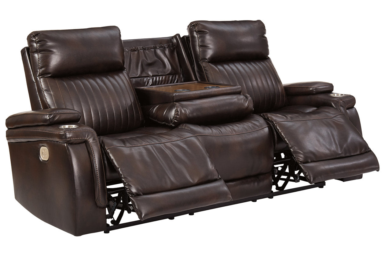 Team Time Chocolate Power Reclining Sofa - 7830415 - Bien Home Furniture &amp; Electronics