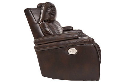 Team Time Chocolate Power Reclining Sofa - 7830415 - Bien Home Furniture &amp; Electronics