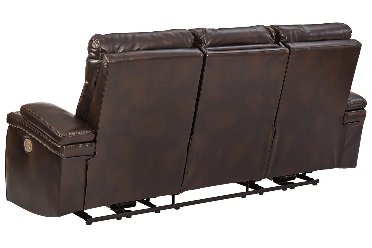 Team Time Chocolate Power Reclining Sofa - 7830415 - Bien Home Furniture &amp; Electronics