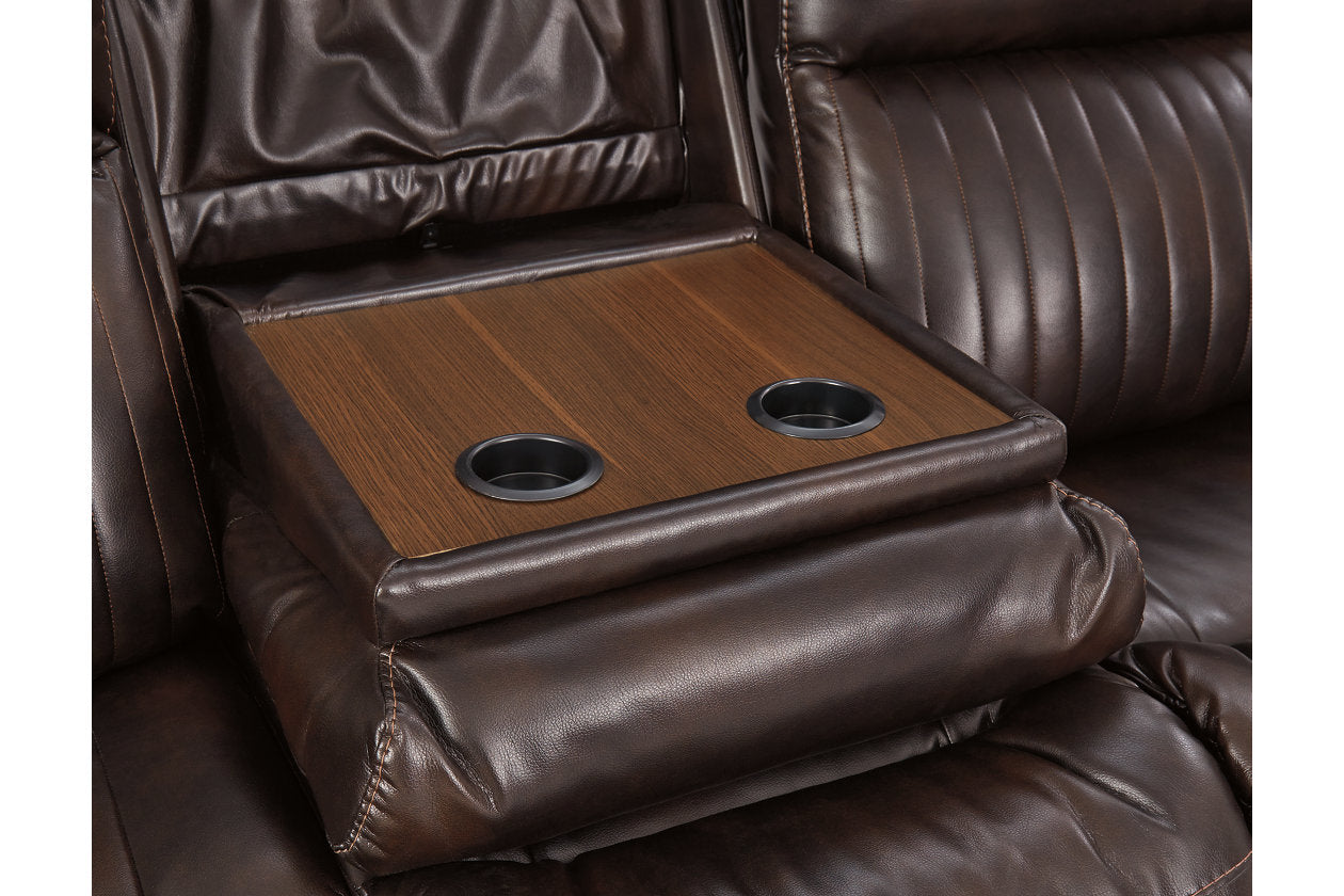 Team Time Chocolate Power Reclining Sofa - 7830415 - Bien Home Furniture &amp; Electronics
