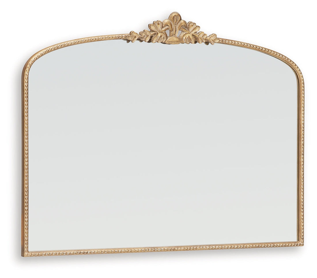 Tellora Gold Finish Accent Mirror - A8010320 - Bien Home Furniture &amp; Electronics