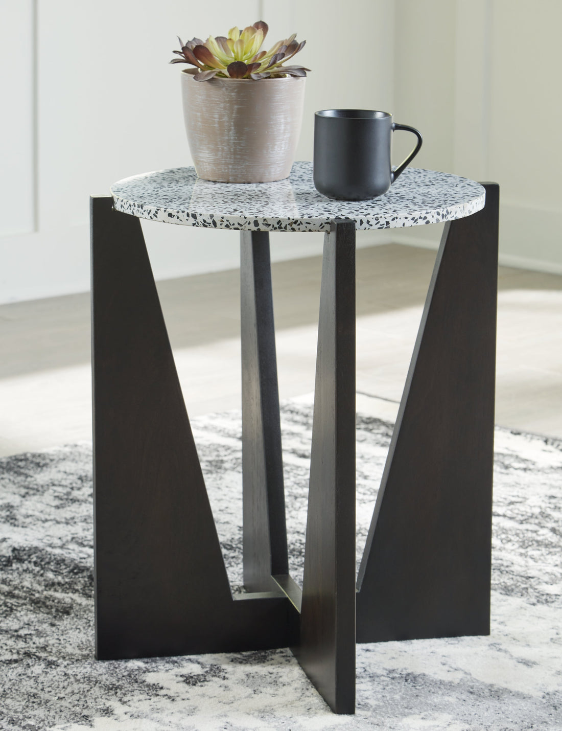 Tellrich Black/White Accent Table - A4000616 - Bien Home Furniture &amp; Electronics