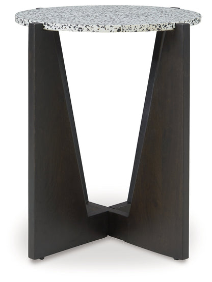 Tellrich Black/White Accent Table - A4000616 - Bien Home Furniture &amp; Electronics