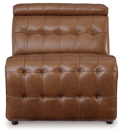 Temmpton Chocolate Armless Chair - U9270846 - Bien Home Furniture &amp; Electronics