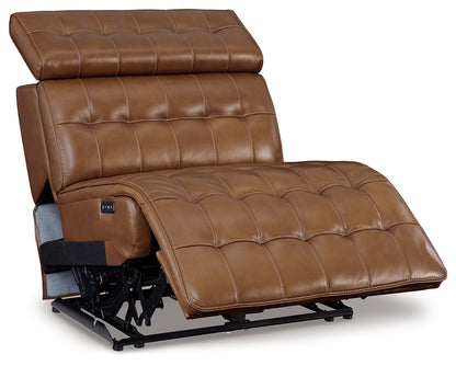 Temmpton Chocolate Power Armless Recliner - U9270831 - Bien Home Furniture &amp; Electronics