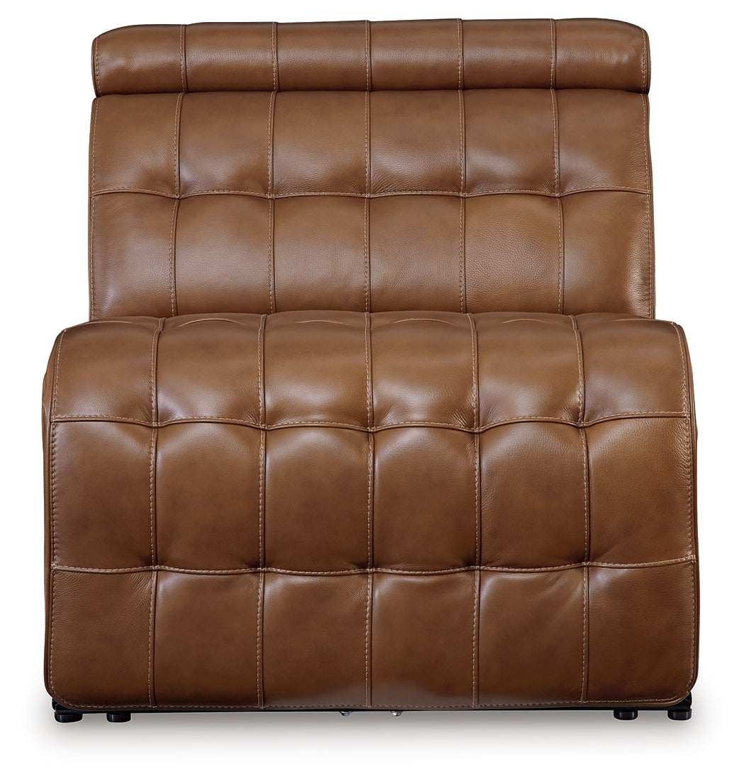 Temmpton Chocolate Power Armless Recliner - U9270831 - Bien Home Furniture &amp; Electronics