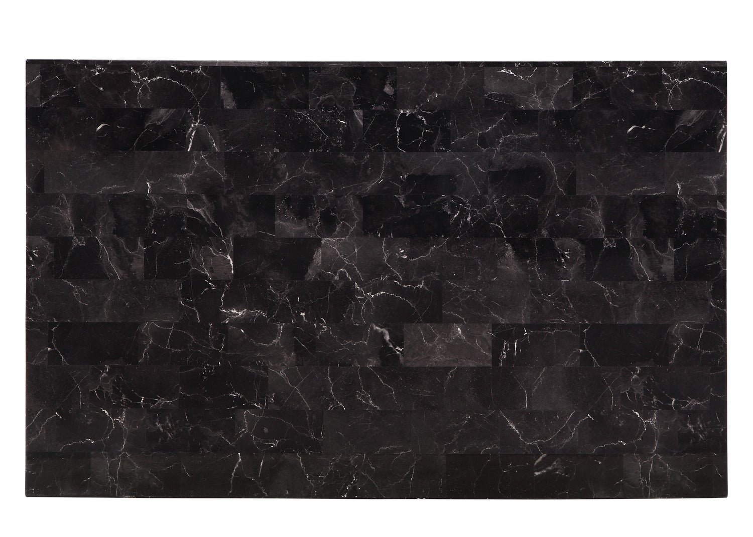 Tempe Black Marble-Top Dining Table - 2601BK-48 - Bien Home Furniture &amp; Electronics