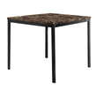 Tempe Brown/Black Marble-Top Counter Height Table - 2601-36 - Bien Home Furniture & Electronics