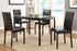 Tempe Brown/Black Marble-Top Dining Set - SET | 2601-48 | 2601S - Bien Home Furniture & Electronics