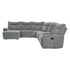 Tesoro Dark Gray Modular LAF Reclining Sectional - 9509DG*65LRR - Bien Home Furniture & Electronics