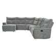 Tesoro Dark Gray Modular LAF Reclining Sectional - 9509DG*65LRR - Bien Home Furniture & Electronics