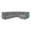 Tesoro Dark Gray Modular RAF Power Reclining Sectional - 9509DG*6LRPWH5R - Bien Home Furniture & Electronics