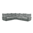 Tesoro Dark Gray Modular Reclining Sectional - 9509DG*6LRRR - Bien Home Furniture & Electronics