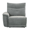Tesoro Dark Gray Power Double Reclining Loveseat - 9509DG-2CNPWH* - Bien Home Furniture & Electronics