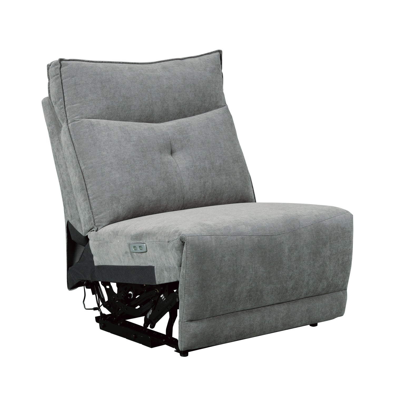 Tesoro Dark Gray Power Double Reclining Sofa - 9509DG-3PWH* - Bien Home Furniture &amp; Electronics
