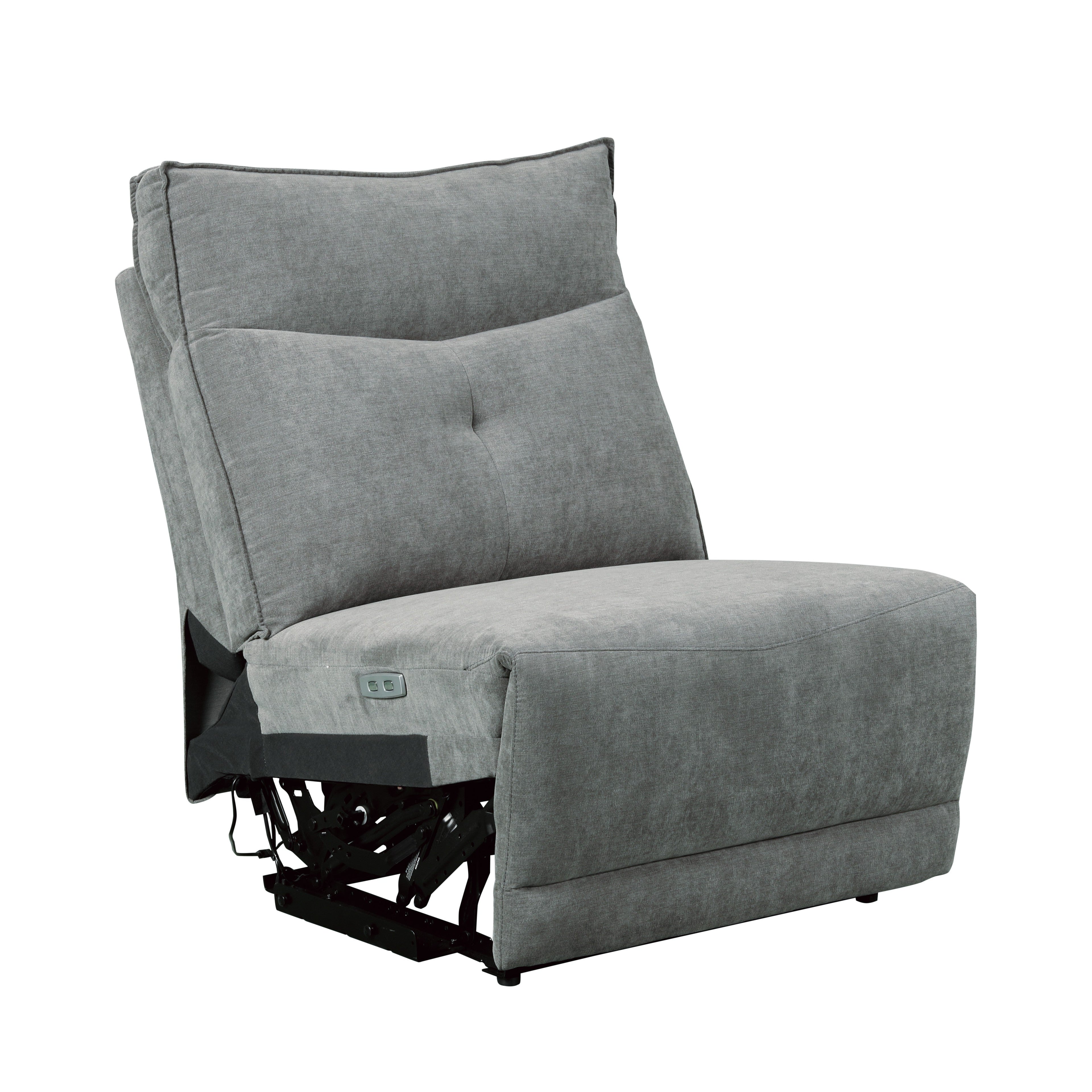 Tesoro Dark Gray Power Double Reclining Sofa - 9509DG-3PWH* - Bien Home Furniture &amp; Electronics