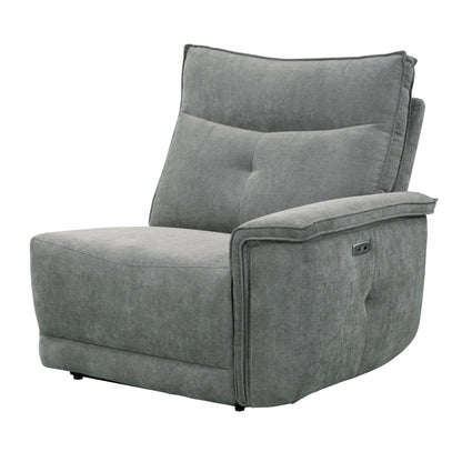 Tesoro Dark Gray Power Double Reclining Sofa - 9509DG-3PWH* - Bien Home Furniture &amp; Electronics