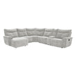 Tesoro Mist Gray LAF Modular Reclining Sectional - 9509MGY*65LRR - Bien Home Furniture & Electronics