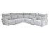 Tesoro Mist Gray Modular Power Reclining Sectional - 9509MGY*6LRRRPWH - Bien Home Furniture & Electronics