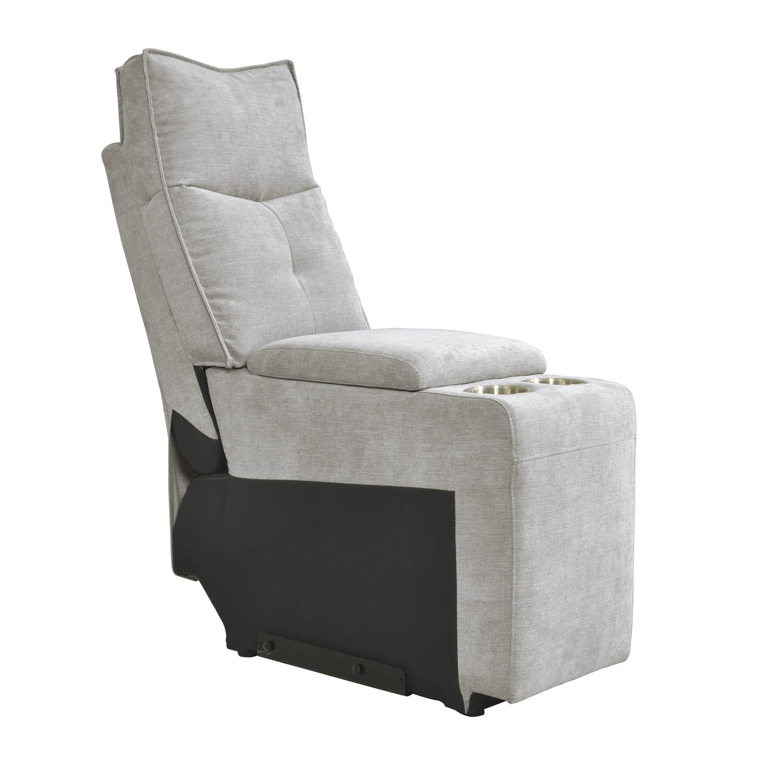 Tesoro Mist Gray Modular Power Reclining Sectional - 9509MGY*6LRRRPWH - Bien Home Furniture &amp; Electronics