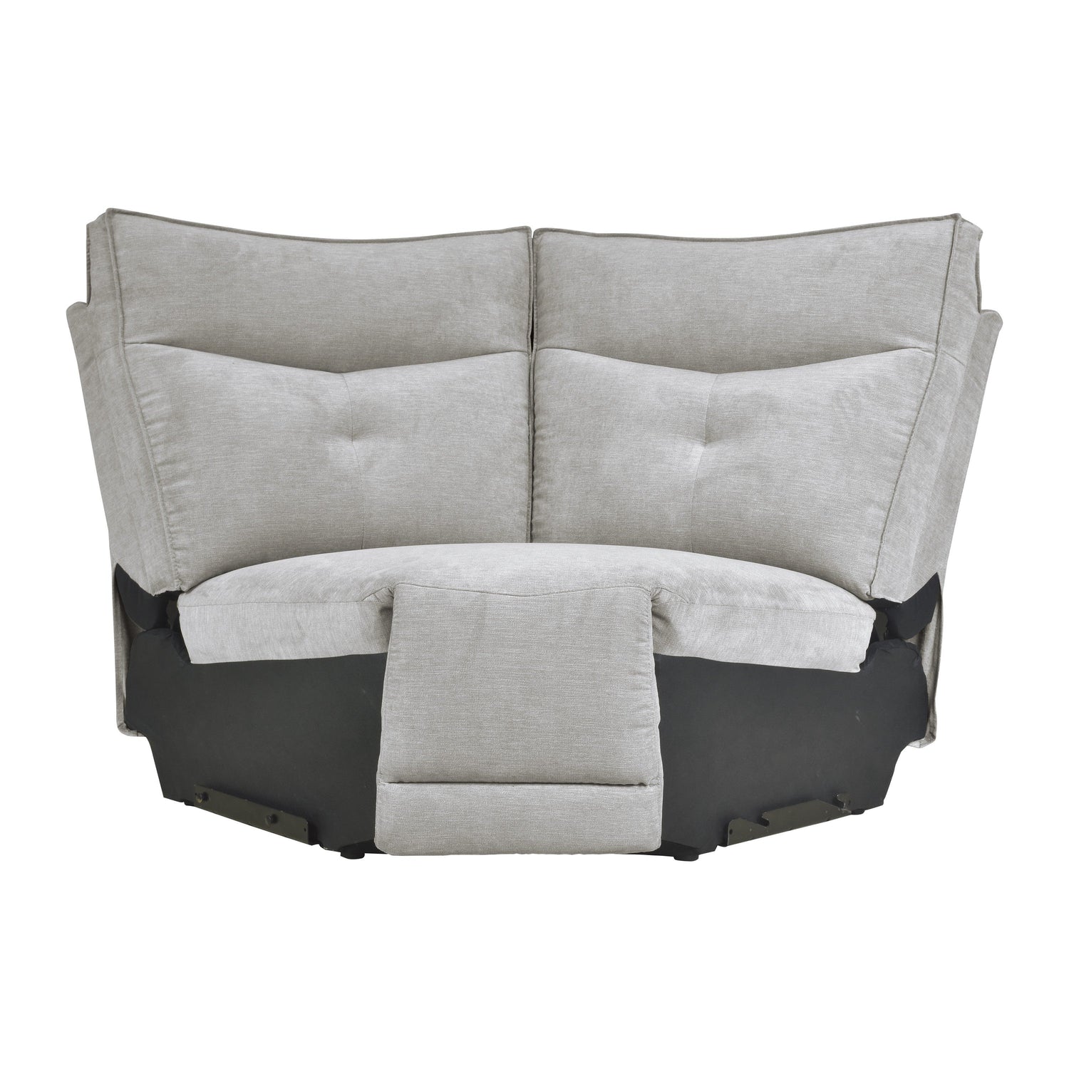 Tesoro Mist Gray Modular Power Reclining Sectional - 9509MGY*6LRRRPWH - Bien Home Furniture &amp; Electronics