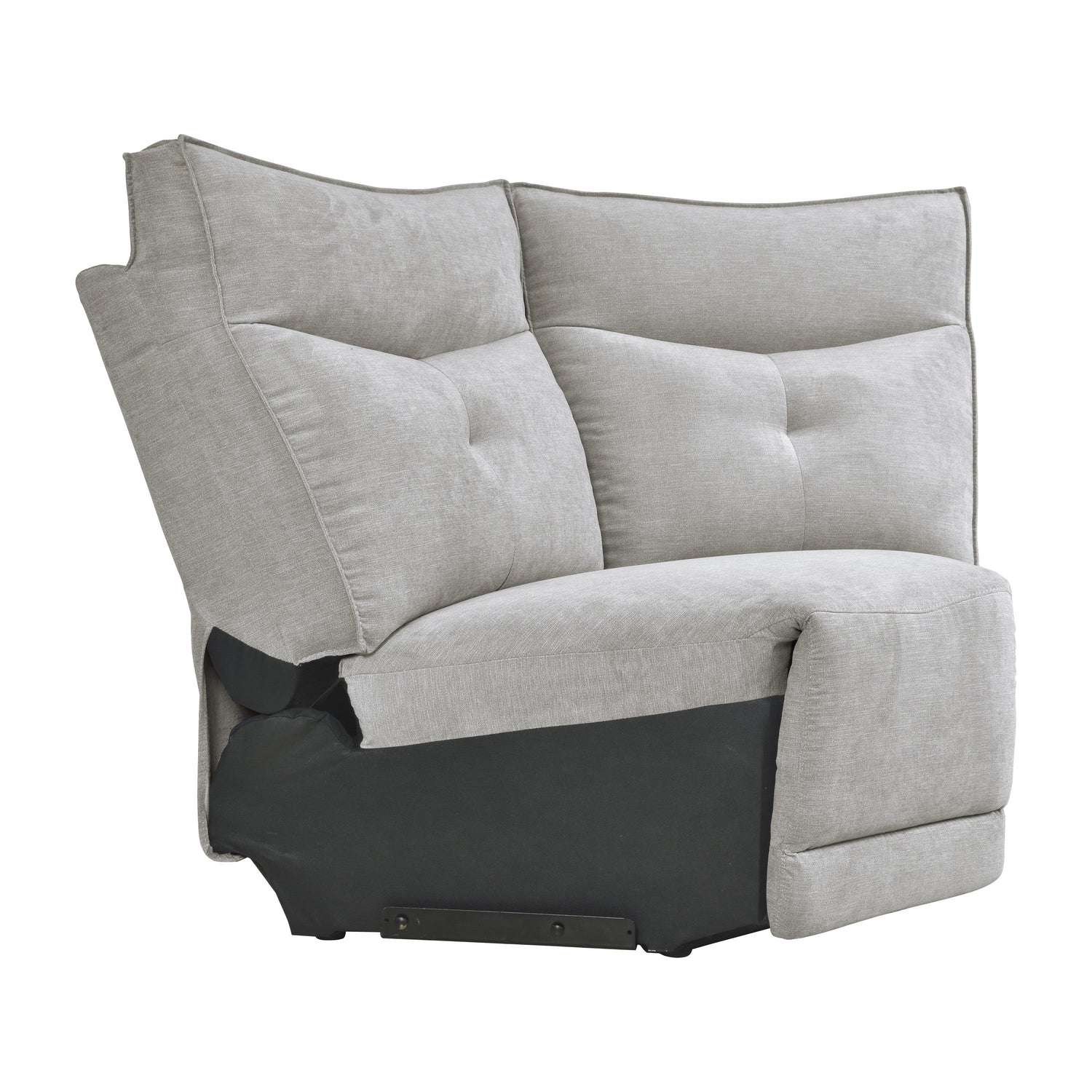 Tesoro Mist Gray Modular Power Reclining Sectional - 9509MGY*6LRRRPWH - Bien Home Furniture &amp; Electronics