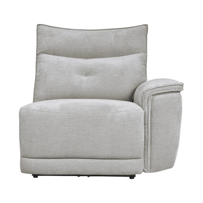 Tesoro Mist Gray Modular Power Reclining Sectional - 9509MGY*6LRRRPWH - Bien Home Furniture &amp; Electronics