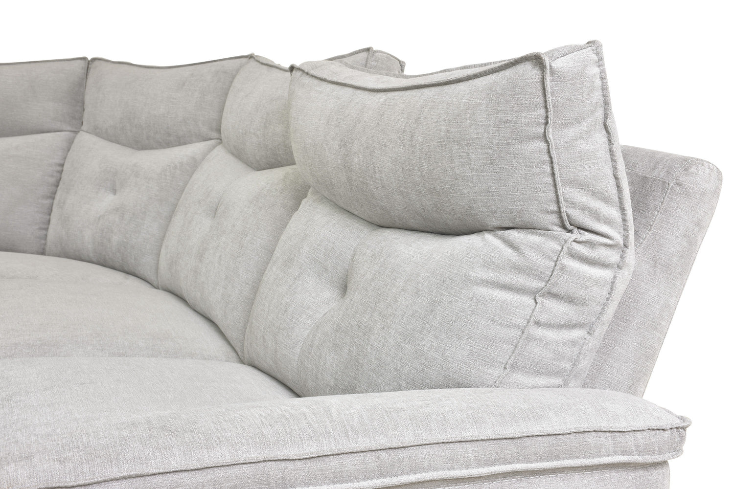 Tesoro Mist Gray Modular Power Reclining Sectional - 9509MGY*6LRRRPWH - Bien Home Furniture &amp; Electronics