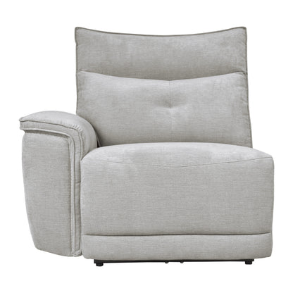 Tesoro Mist Gray Modular Power Reclining Sectional - 9509MGY*6LRRRPWH - Bien Home Furniture &amp; Electronics