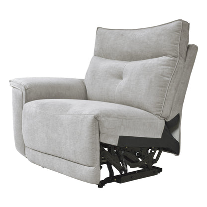 Tesoro Mist Gray Modular Power Reclining Sectional - 9509MGY*6LRRRPWH - Bien Home Furniture &amp; Electronics