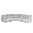 Tesoro Mist Gray Modular Reclining Sectional - 9509MGY*6LRRR - Bien Home Furniture & Electronics