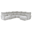 Tesoro Mist Gray RAF Modular Reclining Sectional - 9509MGY*6LR5R - Bien Home Furniture & Electronics