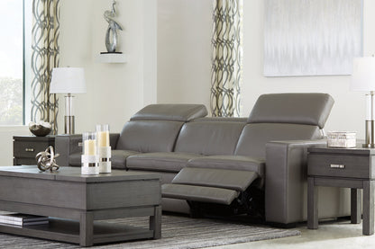 Texline Gray 4-Piece Power Reclining Sofa - SET | U5960321 | U5960322 | U5960346 | U5960323 - Bien Home Furniture &amp; Electronics