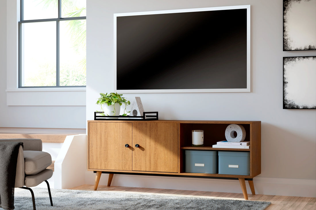 Thadamere Brown TV Stand - W060-58 - Bien Home Furniture &amp; Electronics